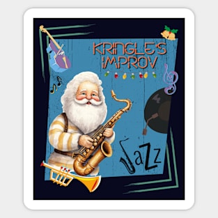 Kringle's Improv -  Jazz Club Sticker